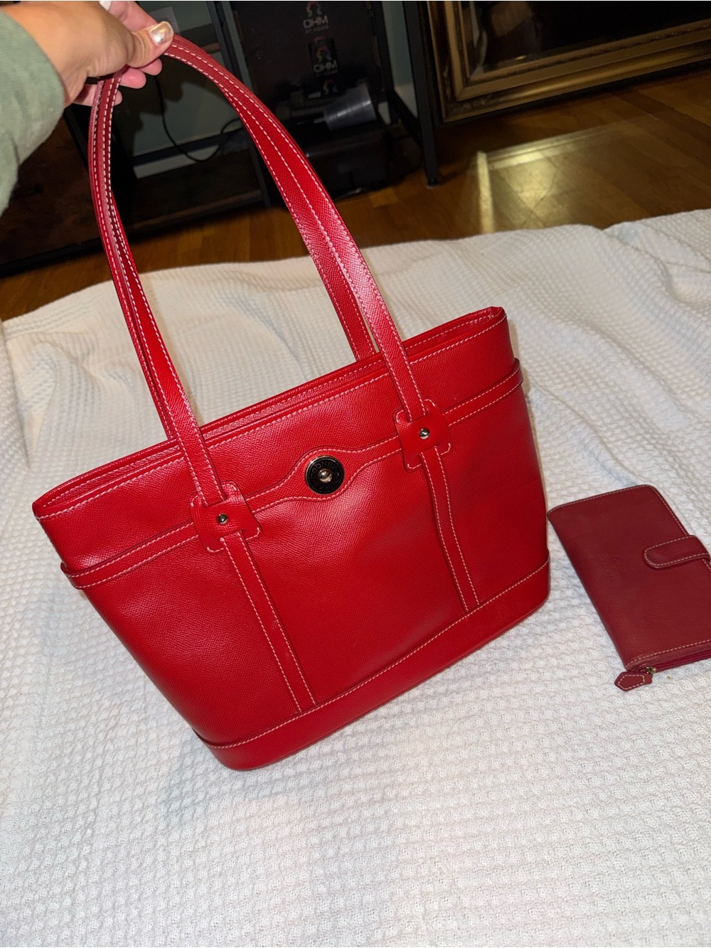 💄Stunning Dooney & Bourke Medium Leather Tote & Wallet